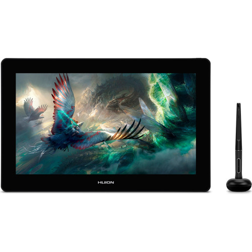 Графічний планшет Huion Kamvas Pro 16 Plus (GT1562), 4K UHD, IPS, 5080 lpi, 344.2х193.6, sRGB 145%, HDMI, DP, Dark Gray