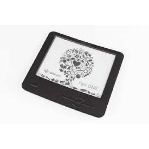 Электронная книга Wexler Flex ONE Black 6", E-ink, 8 Gb, MicroSD, MiniUSB, ., чорна, Li-Ion, 600 мАч