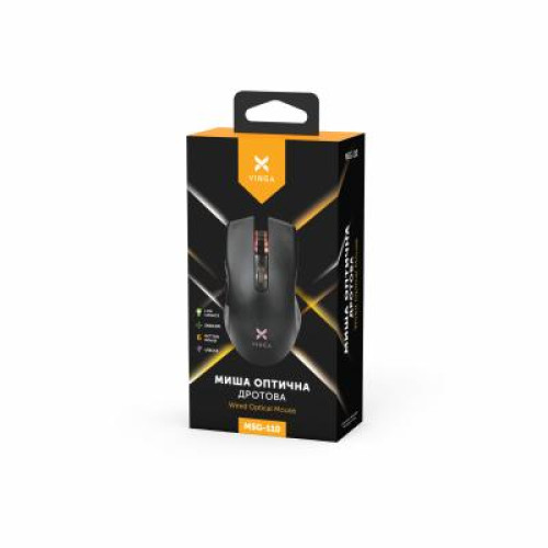 Мишка Vinga MSG-110, Black USB