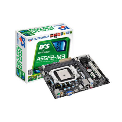 Материнська плата Elitegroup A55F2-M3 (sFM2, AMD A55 FCH, PCI-Ex16