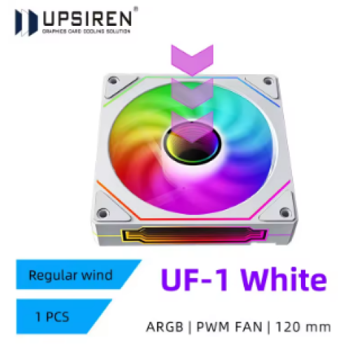 Вентилятор для охолодження корпусний OEM PRISM 4 PRO, Regular, ARGB, White, 12см, 4pin