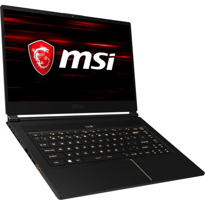 Ноутбук MSI GS65 8RF Stealth Thin (9S7-16Q211-026), 15.6" (1920x1080), Intel Core i7-8750H, (2.2 - 4.1 GHz), 16GB, 512GB SSD, NVIDIA GeForce GTX 1070 8 ГБ, HDMI, DisplayPort, RGB, Bluetooth, Wi-Fi, Webcami, Windows 10 Home