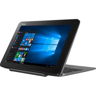 Планшет Asus Transformer Book T100H (T100HA-FU029T) 10.1" IPS (1280x800) MultiTouch, Intel Atom x5-Z8350 (1.92 ГГц), RAM 4 ГБ, 64 ГБ встроенной памяти + microSD, Wi-Fi 802.11a,c, Bluetooth 4.1, основная камера 2 Мп, ОС Windows 10 Home 64bit, 580 г, с