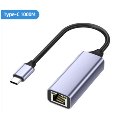 Перехідник Type-C - LAN Adapter Gigabite VegGieg Metal Case