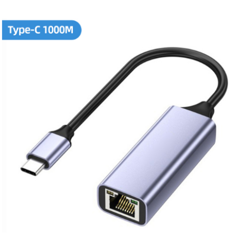 Перехідник Type-C - LAN Adapter Gigabite VegGieg Metal Case