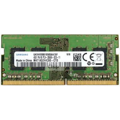 Модуль пам'яті SoDDR 4 4GB 2666 MHz 1.2v Samsung (M471A5244CB0-CTD)