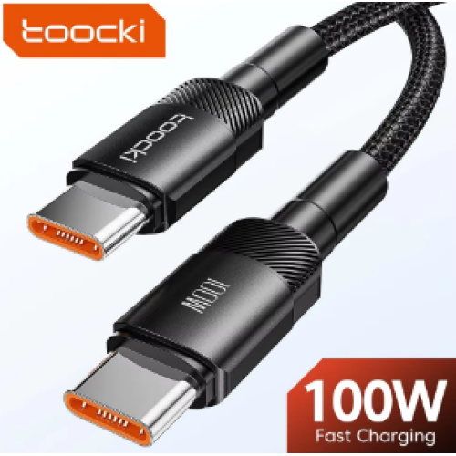 Кабель Type-C - Type-C, 1 m Toocki Quick Charge 100W