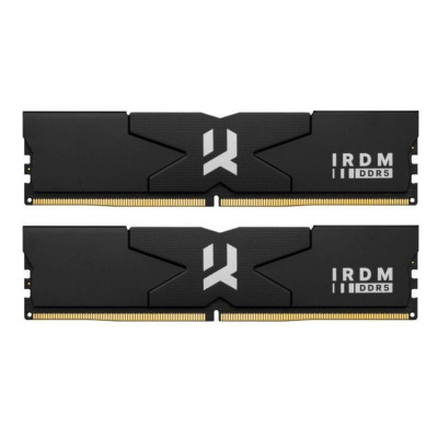 Модуль пам'яті Kit DDR5 32GB (2x16GB) 6400 MHz Goodram IRDM Black (IR-6400D564L32S/32GDC)
