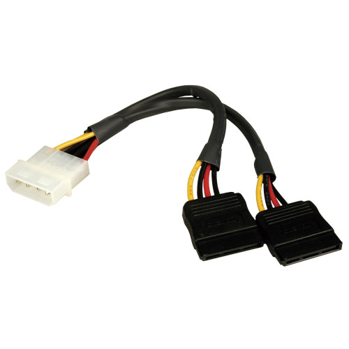Кабель SATA Живлення (4P-2xSATA) (785)