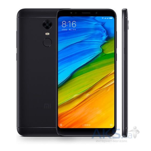 Мобильный телефон Xiaomi RedMI 5, 5.7" (1440x720) IPS LCD, Snapdragon 435 (1.8GHz), 3 GB RAM, 32 GB, Adreno 308, 12 MP 5 MP, Wi-Fi 802.11 b/g/n, Bluetooth, GPS, Infrared port, 3300 mAh, Black