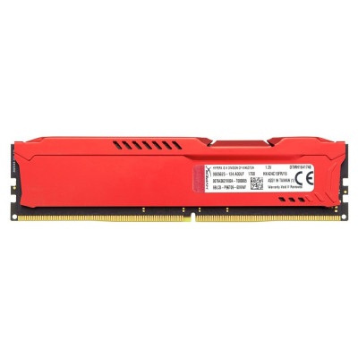 Модуль пам'яті DDR4 16GB 2400 MHz Kingston HyperX Fury Red (HX424C15FR/16)