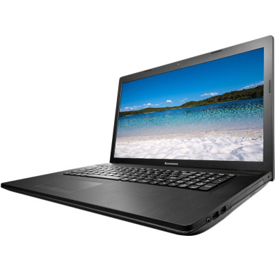 Ноутбук Lenovo IdeaPad G710A (59-402577) 17.3" (1600x900) HD+ LED, глянцевий, Intel Core i3-4000M (2.4 ГГц), RAM 4 ГБ, HDD 1 ТБ, nVidia GeForce GT 720M, 2 ГБ, DVD Super Multi, LAN, Bluetooth, Wi-Fi, веб-камера, DOS, 2.6 кг, чорний