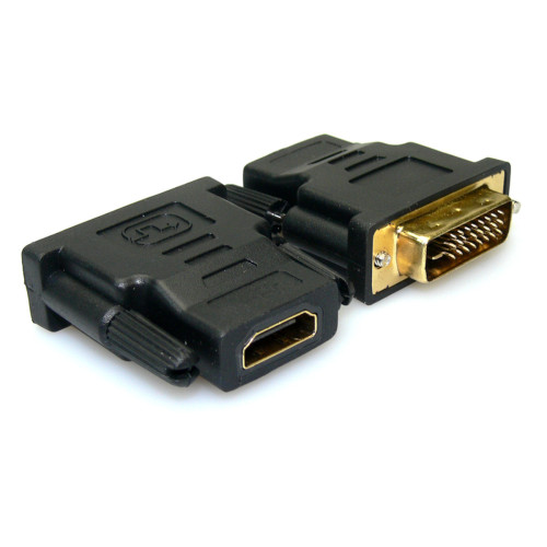 Перехідник HDMI M - DVI F 24pin + 5pin (YT-A-HDMI(F)/DVI(M)-B)