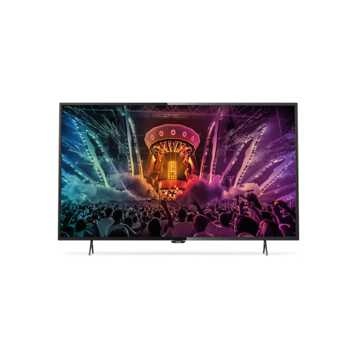 Телевизор Philips 43" 43PUT6101/12, 3840x2160 Ultra HD, 2 TV-тюнера, мощность звука 30 Вт, HDMI x4, 3 х USB, Ethernet, Wi-Fi Miracast, Wi-Fi, Smart TV, DVB-S2, DVB-S, DVB-C, DVB-T2, DVB-T