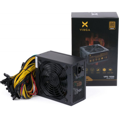 Блок живлення 1650W Vinga, (VPS-1650 Mining edition)