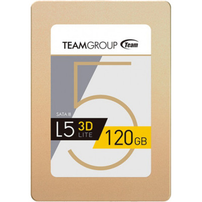 Накопичувач 2.5'' SSD 120GB TEAM LITE L5 3D Gold (T253TD120G3C101)