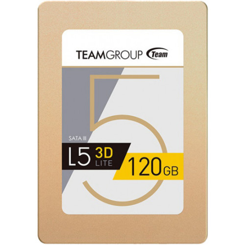 Накопичувач 2.5'' SSD 120GB TEAM LITE L5 3D Gold (T253TD120G3C101)