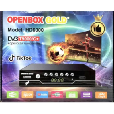 ТВ тюнер OPENBOX HD6000 DVB-T2, IPTV, YouTube