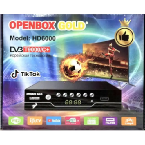 ТВ тюнер OPENBOX HD6000 DVB-T2, IPTV, YouTube