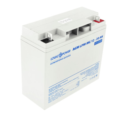 Акумулятор для ДБЖ LogicPower AGM LPM-MG, 12V 20Ah