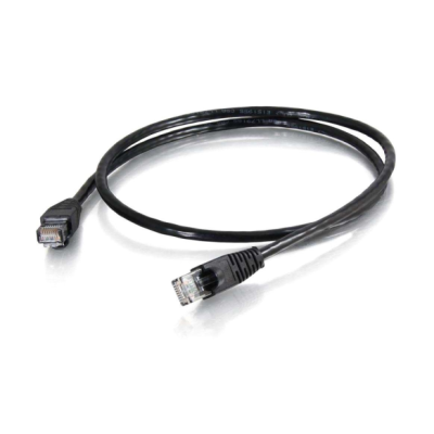 Патч-корд CAT6e UTP RJ45 1m, Ritar, Gigabit, чорний, Cu (мідь) (PCR-CU6/1Bk)