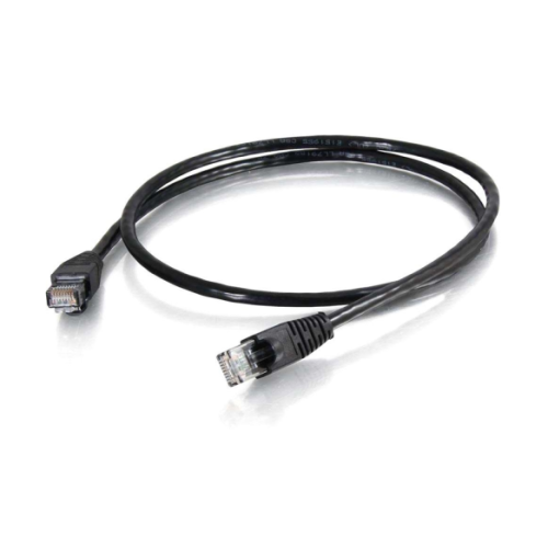 Патч-корд CAT6e UTP RJ45 1m, Ritar, Gigabit, чорний, Cu (мідь) (PCR-CU6/1Bk)