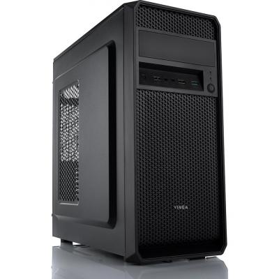 Корпус Vinga CS210B, ATX, Black без БП