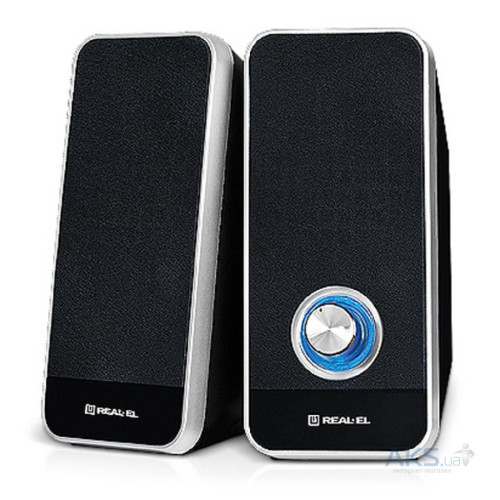 Колонки REAL-EL 2.0 S-80 Black, USB (EL121100005)