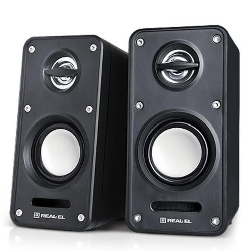 Колонки REAL-EL 2.0 S-60 Black, USB (EL121100003)