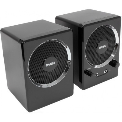 Колонки Sven 247 Black, система 2.0, потужність 4 Вт (00410046)