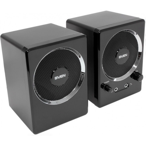 Колонки Sven 247 Black, система 2.0, потужність 4 Вт (00410046)