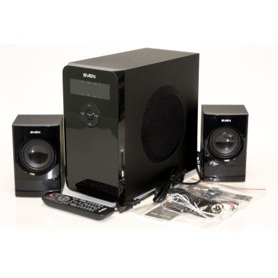 Колонки Sven MS-2000 Black, система 2.1, потужність 18 Вт, 2 x 11 Вт