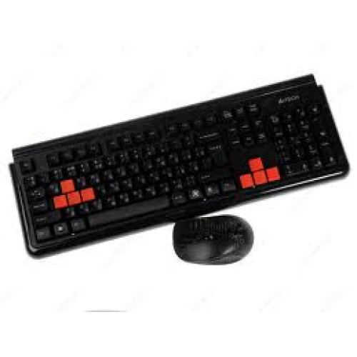 Клавіатура A4 Tech RV1000, Wireless Keyboard + Mouse