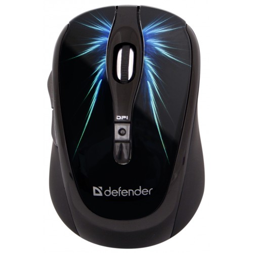 Мишка Defender To-Go MS-575 Nano Carbon, Wireless, USB (Art.52575)