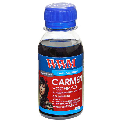 Чорнило WWM Canon Universal CARMEN, Cyan, (CU/C-2) 100 г