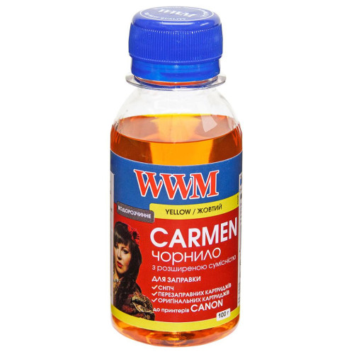 Чорнило WWM Canon CL441,511,513,CLI521,426 Yellow (C11/Y-2) 100 г