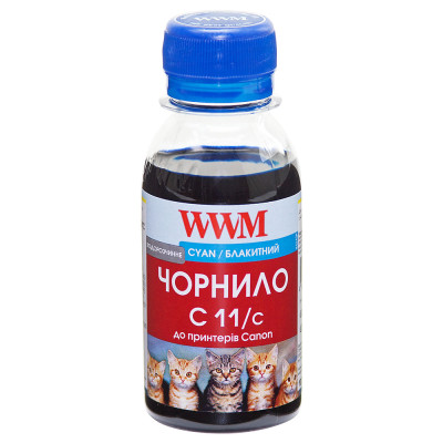 Чорнило WWM Canon CL441,511,513,CLI521,426 Cyan (C11/C-2) 100 г