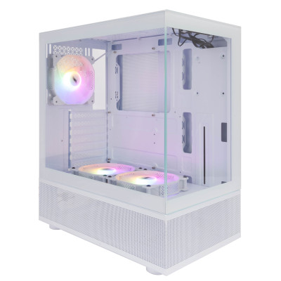 Корпус 1stPlayer Mi7-A-2F2R-W-1F2-W-WH White без БЖ