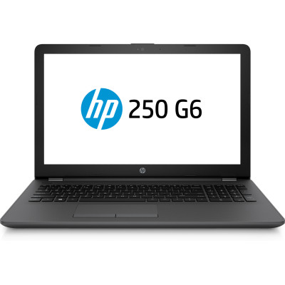 Ноутбук HP 250 G6 (1XN28EA), 15.6" (1366x786) LED, матовый, Intel Core i3-6006U (2.0 ГГц), RAM 4 ГБ DDR4 2133 МГц, 500GB, Intel® HD Graphics 520, DVD-RW, LAN, Wi-Fi, Bluetooth, веб-камера, Windows 10 Home