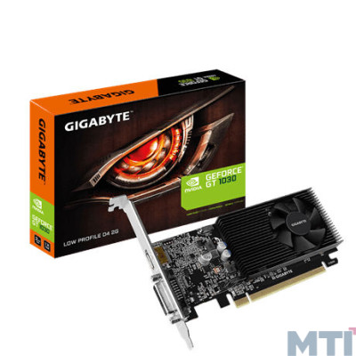 Відеоадаптер GT1030 2048Mb GDDR5 64bit Gigabyte (GV-N1030D5-2GL) (1265/6008) (DVI, HDMI )