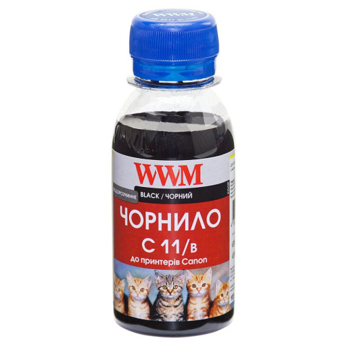 Чорнило WWM Canon CL441,511,513,CLI521,426 Black (C11/B-2) 100 г