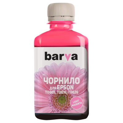 Чорнило Barva Epson Photo T0816 LIGHT MAGENTA 180 г (E081-150)