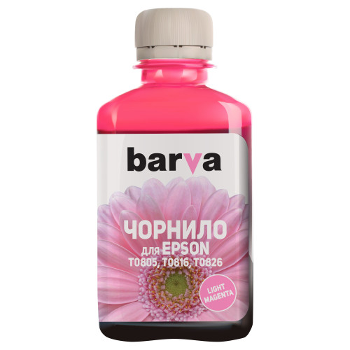 Чорнило Barva Epson Photo T0816 LIGHT MAGENTA 180 г (E081-150)