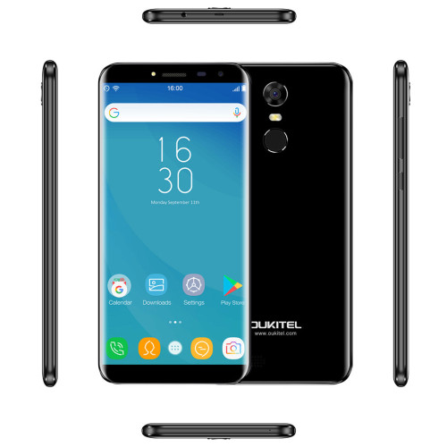 Мобильный телефон Oukitel C8, 5.5 (1280x640), MediaTek MTK6580 (1.3 ГГц), 2 ГБ, 16 ГБ, Mali 400 mp2, 13 Мп, 5 Мп, 3000 мАч, 3G, Android 7.0, Black