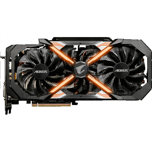 Відеоадаптер GTX1080 Ti 11264Mb GDDR5 352bit Aorus Xtreme Edition (GV-N108TAORUS X-11GD) (1873/8500) (DVI, 3 x HDMI, 3 x DisplayPort)