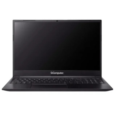Ноутбук SiComputer Nauta E1503 Pro (Y2C0509/16/500), 15.6" FHD IPS, Intel Core i7-1255U (4.4 ГГц), RAM 16GB, SSD 500GB, Intel IrisXe, HDMI, VGA, 1xUSB 2.0, 2xUSB 3.2, 1xType-C PowerDelivery, LAN, LiPolymer 47W. No OS, Black