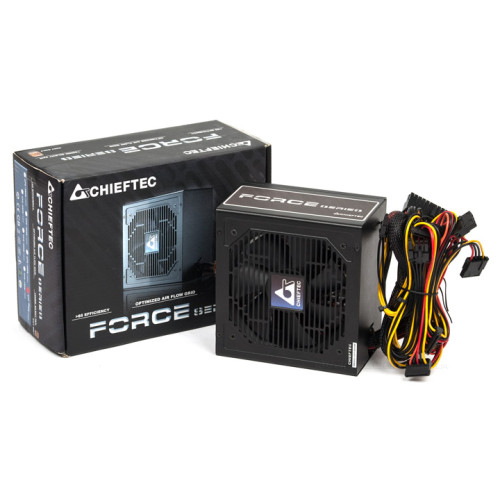 Блок живлення 500W Chieftec (CPS-500S), ATX2.3, вентилятор: 120 мм, активний PFC
