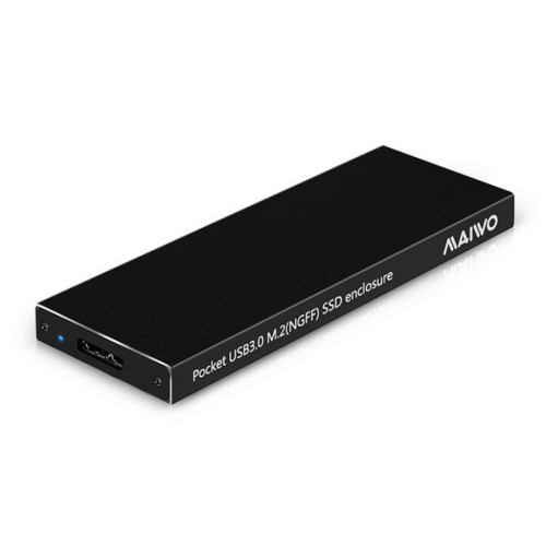 Кишеня для SSDM,2 Maiwo K16N black M,2 SSD, SATA, 1xUSB 3.0