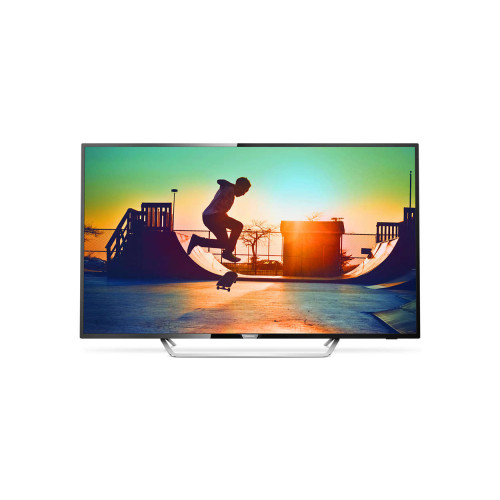 Телевизор Philips 65" 65PUS6162/12, 3840x2160, 2 TV-тюнера, мощность звука 16 Вт, HDMI x4, 3 х USB, Ethernet, Wi-Fi, Smart TV, DVB-C, DVB-T2, 400x200 мм, Wi-Fi Miracast