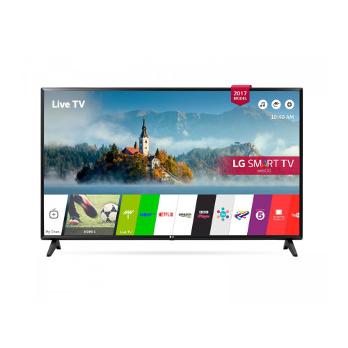 Телевизор LG 43" 43LJ594V, 1920x1080, 1080p Full HD, 50 Гц, мощность звука 10 Вт, HDMI x3, Ethernet, Wi-Fi, Smart TV, DVB-Т2, DVB-C, DVB-S2